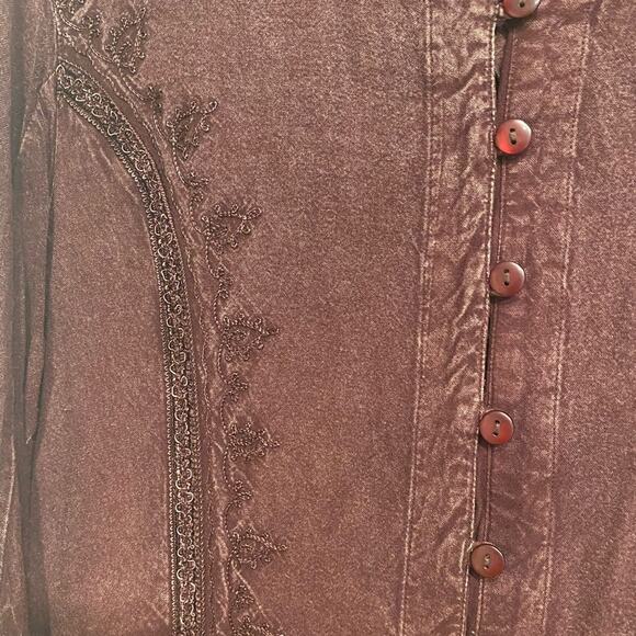 Purple Button Down - Picture 5 of 5